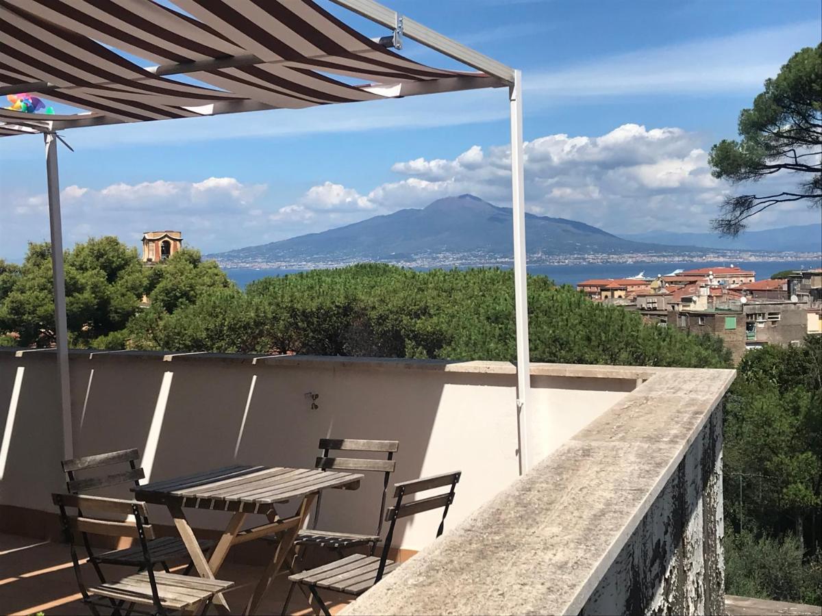 索伦托Casa Bice Amazing View Of Vesuvius公寓 外观 照片
