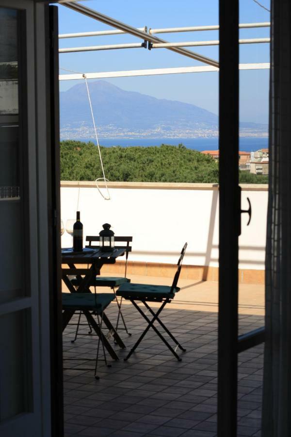 索伦托Casa Bice Amazing View Of Vesuvius公寓 外观 照片