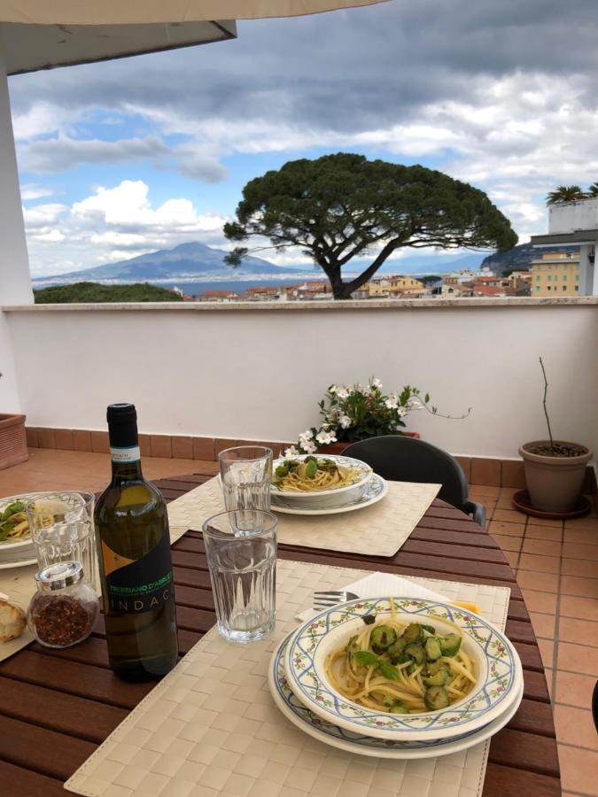 索伦托Casa Bice Amazing View Of Vesuvius公寓 外观 照片