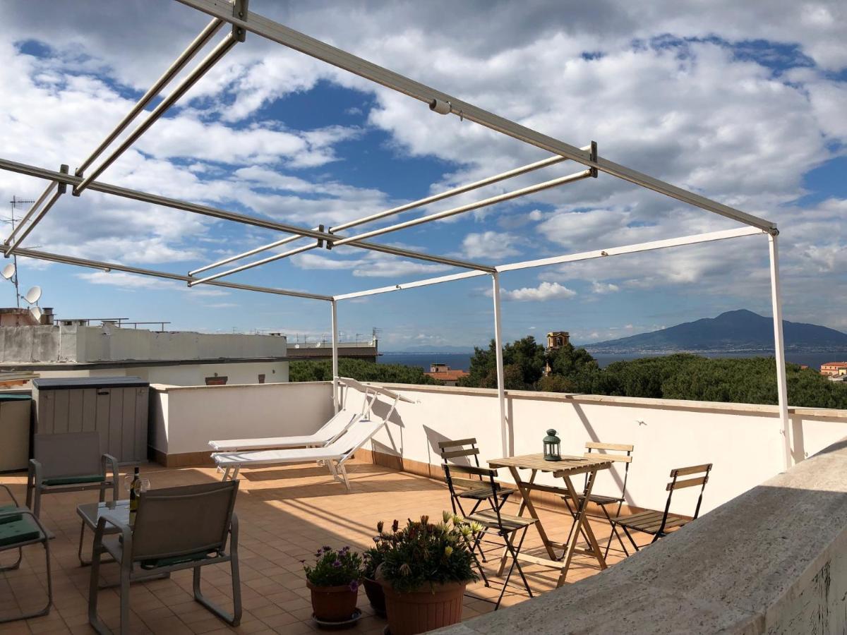 索伦托Casa Bice Amazing View Of Vesuvius公寓 外观 照片